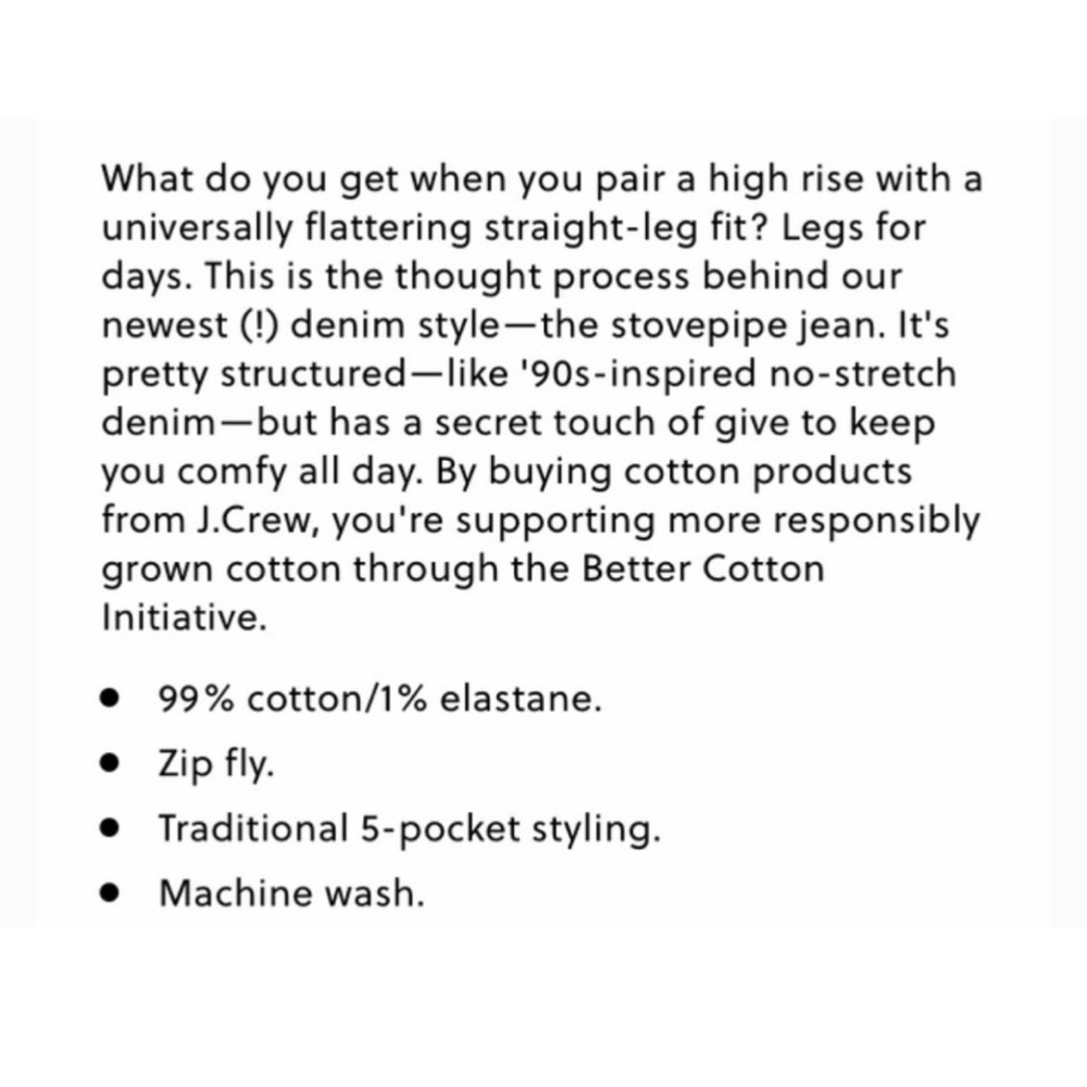 J.Crew | Stovepipe High Rise Jeans - Picture 2 of 13